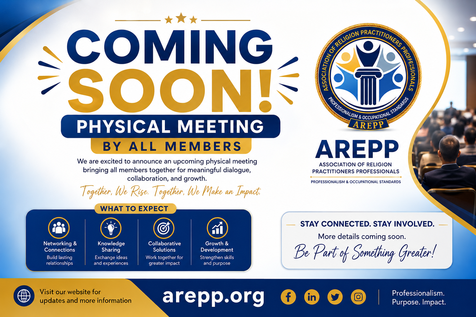 Physical Meeting by All Members - AREPP General Assembly