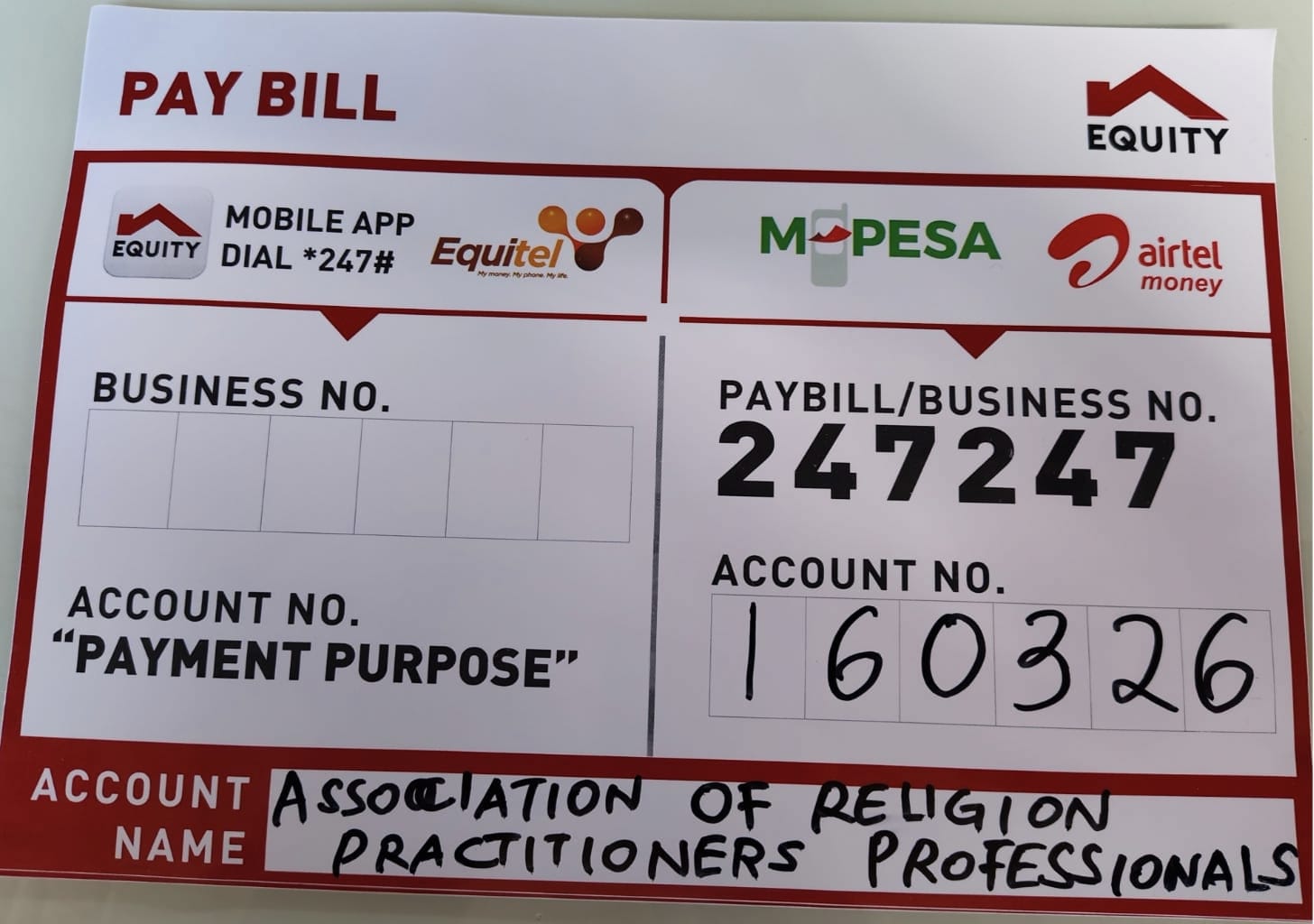 Paybill Number